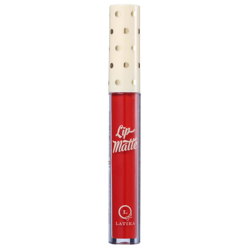 Latika Lip Vermelho Nº25 - Batom Líquido Matte 4ml