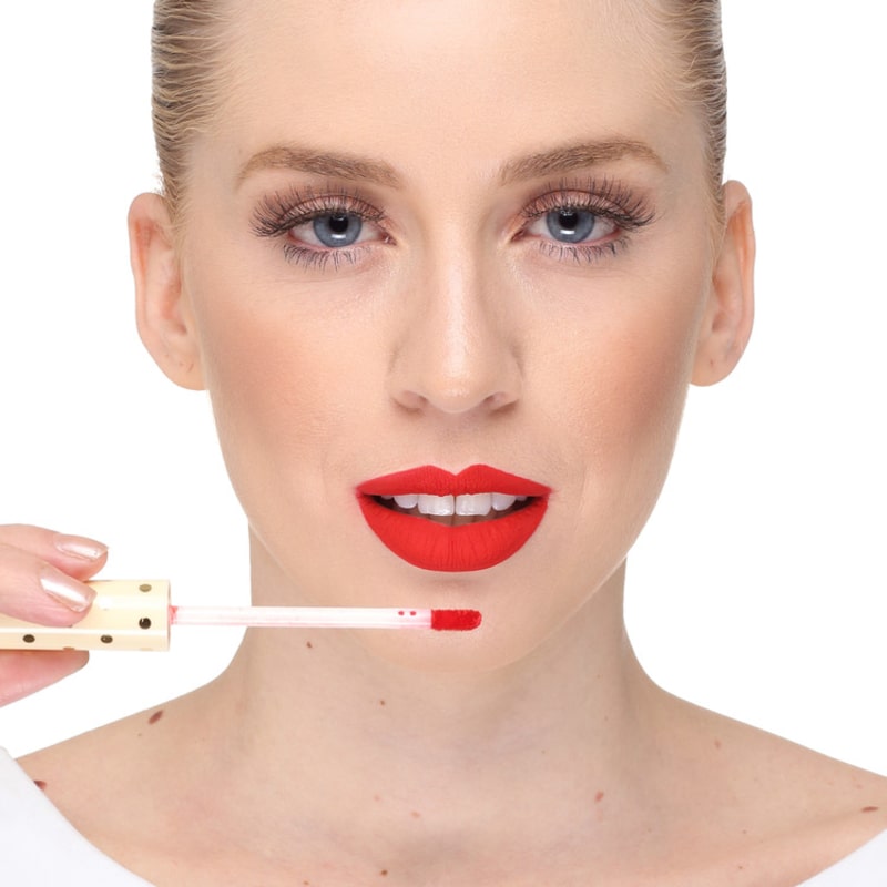 Latika Lip Vermelho Nº25 - Batom Líquido Matte 4ml