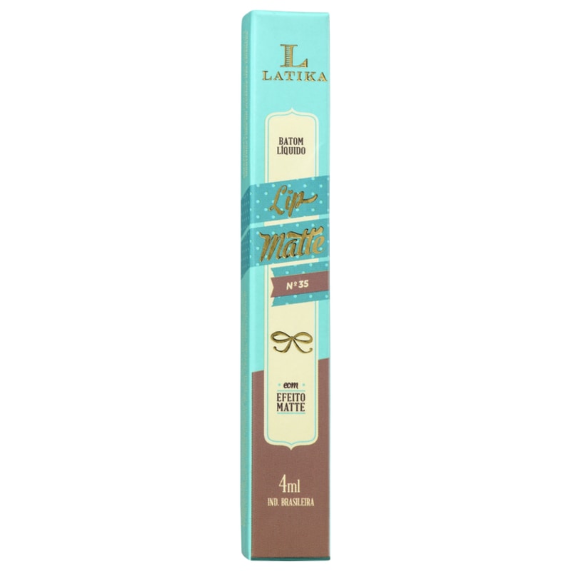 Latika Lip Nude Nº35 - Batom Líquido Matte 4ml