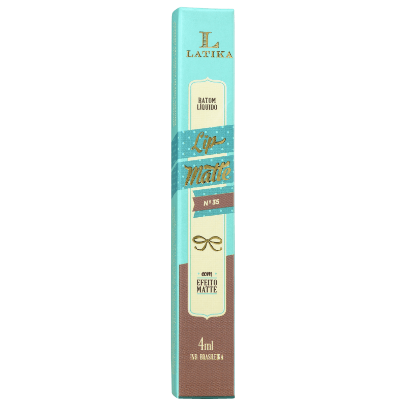 Latika Lip Nude Nº35 - Batom Líquido Matte 4ml