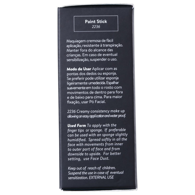 Catharine Hill Paint Stick Water Proof 2236/4 Ébano - Base em Bastão 17g