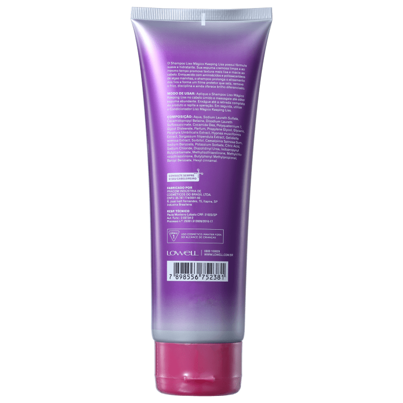 Lowell Keeping Liss Liso Mágico – Shampoo Hidratante 240ml
