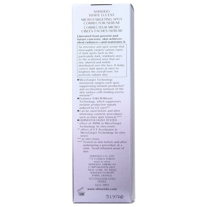Shiseido White Lucent Microtargeting Spot Corrector - Sérum 30ml