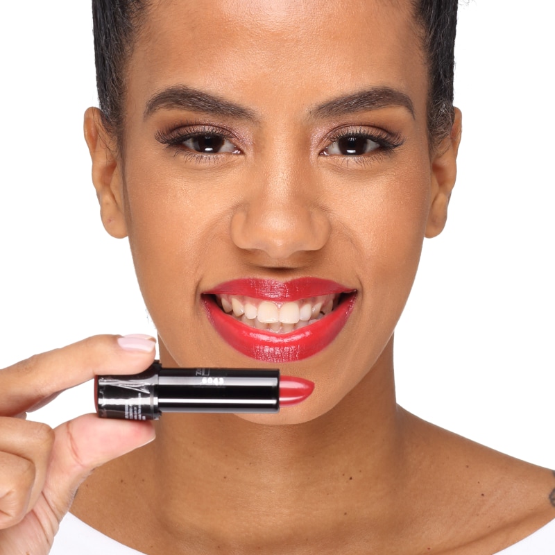 Shiseido Rouge Rouge RD308 Toffee Apple Vermelho - Batom Cremoso 4g