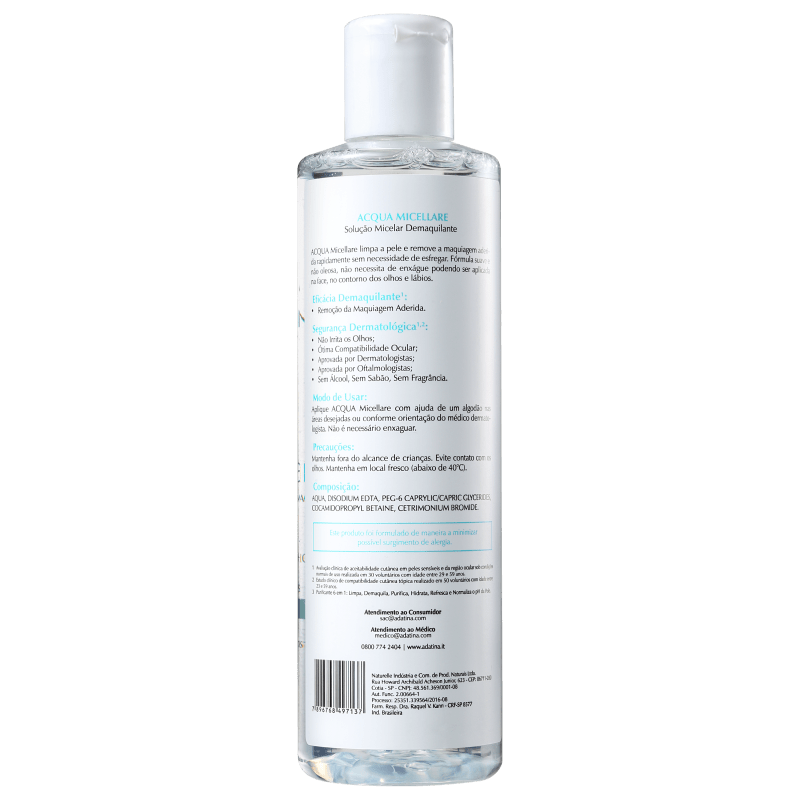 Ada Tina Acqua Micellare - Água Micelar 250ml
