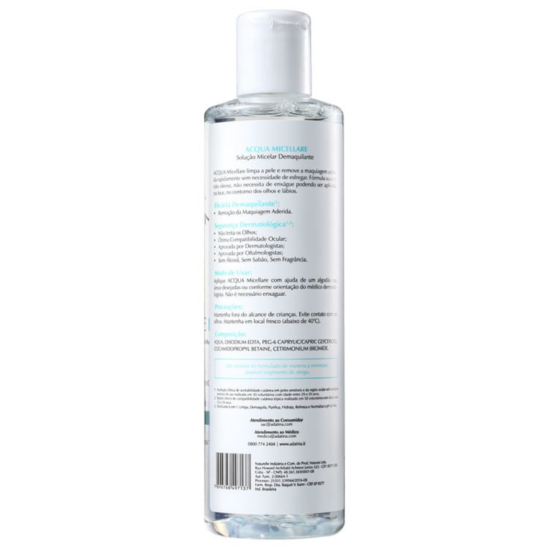 Ada Tina Acqua Micellare - Água Micelar 250ml