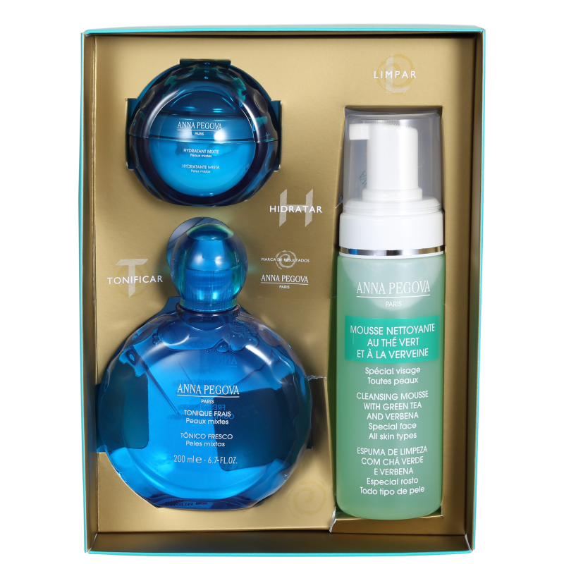 Kit Anna Pegova LTH Full Size Para Peles Mistas (3 Produtos)
