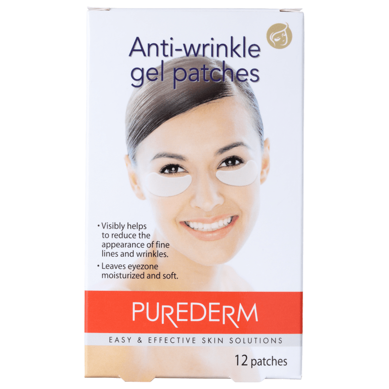 Purederm Anti-Wrinkle Gel Patches - Adesivo Rejuvenescedor para os Olhos (6 unidades)