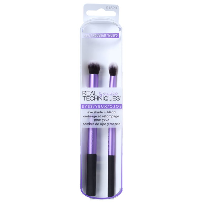 Real Techniques Kit de Pincéis Eye Shade + Blend (2 produtos)