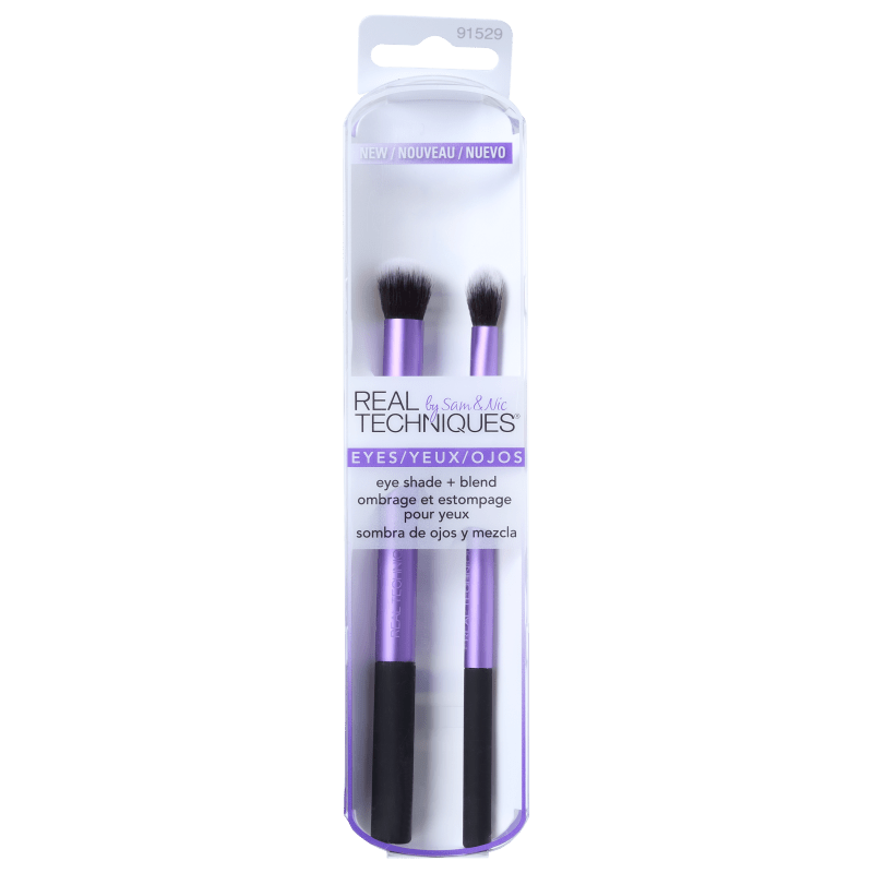 Real Techniques Kit de Pincéis Eye Shade + Blend (2 produtos)