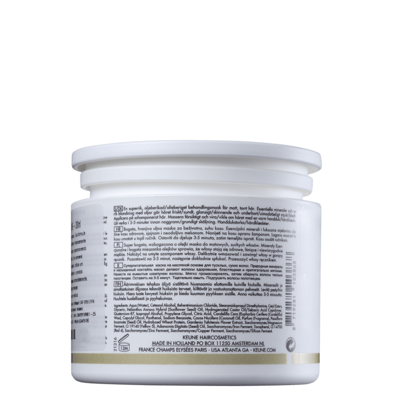 Keune Satin Oil - Máscara de Tratamento 200ml