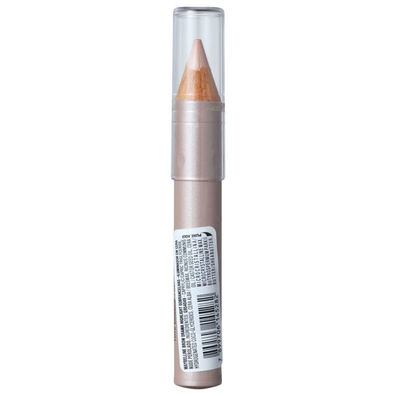 Maybelline Brow Drama Iluminador de Sobrancelhas Nude Perolado - Lápis para Sobrancelha 1,5g