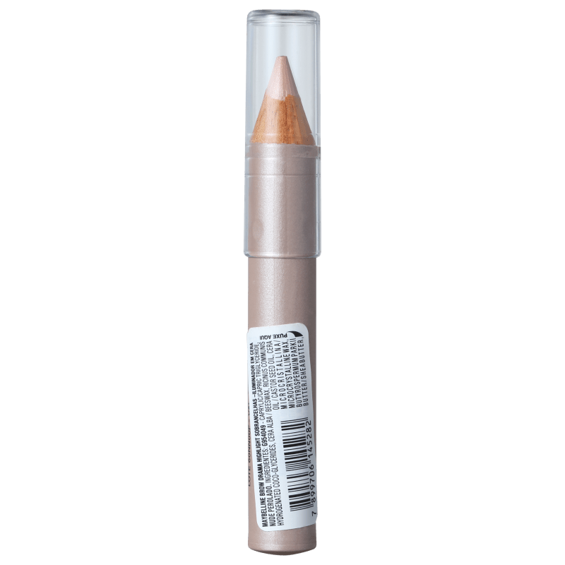 Maybelline Brow Drama Iluminador de Sobrancelhas Nude Perolado - Lápis para Sobrancelha 1,5g