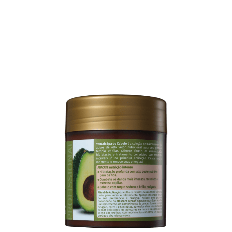 Yenzah SPA dos Cabelos Abacate - Máscara 480g