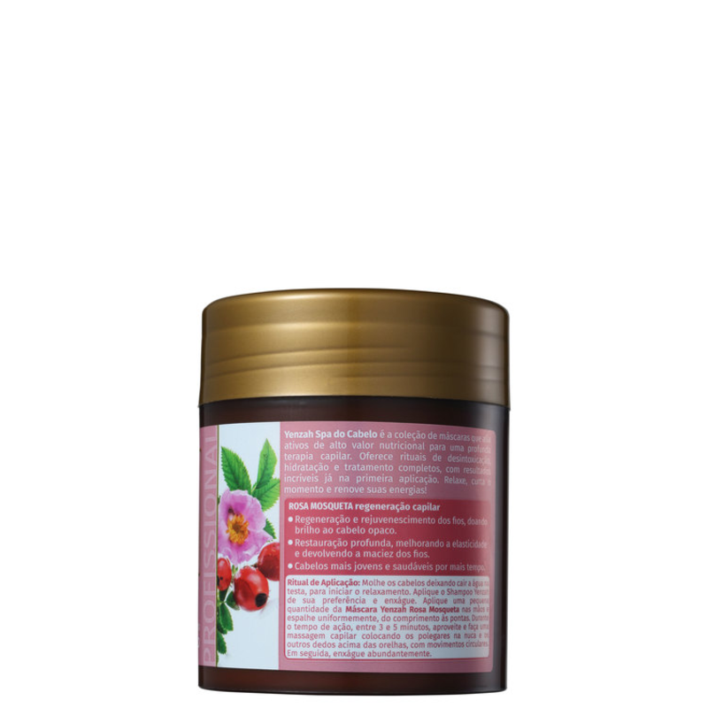 Yenzah SPA dos Cabelos Rosa Mosqueta - Máscara 480g