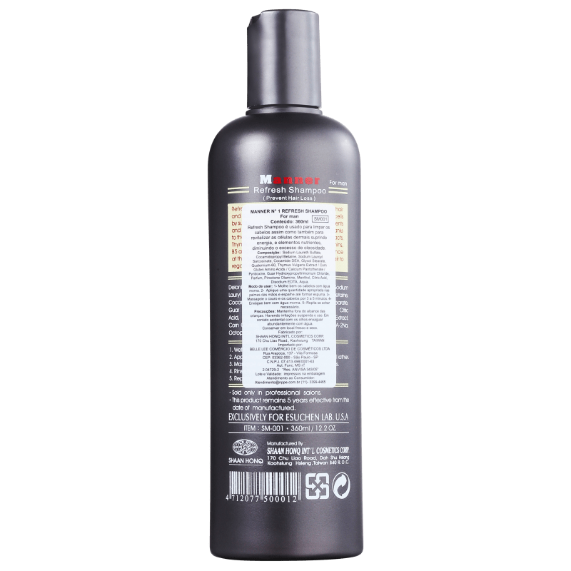 N.P.P.E. Manner Nº1 Refresh - Shampoo 360ml
