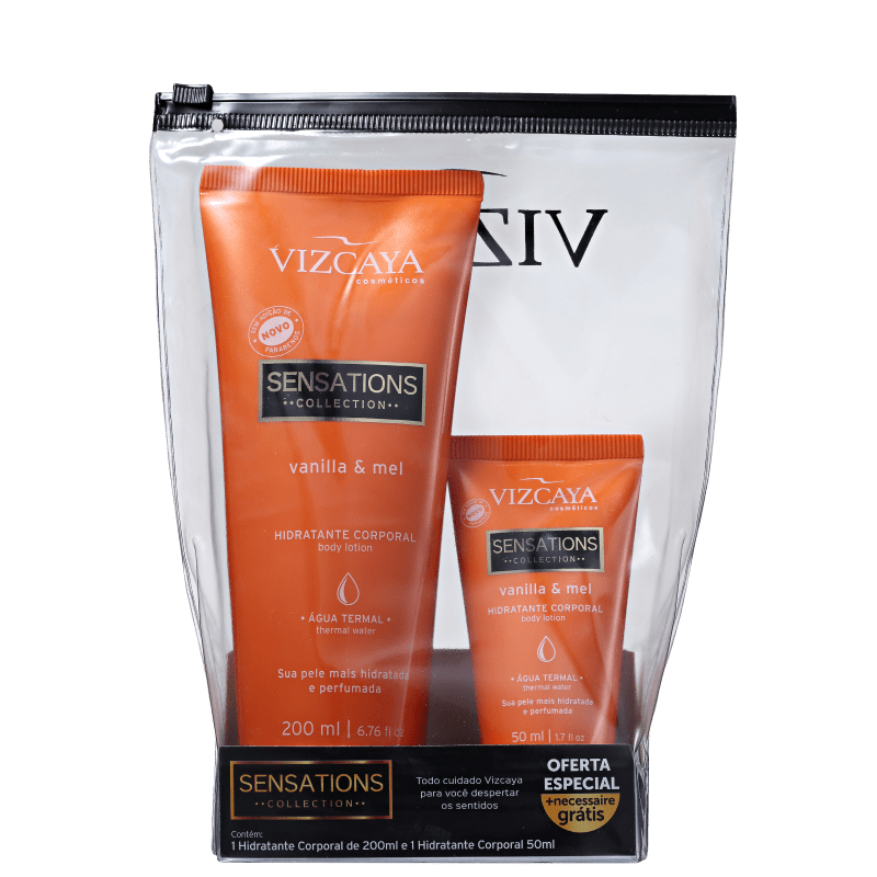 Kit Vizcaya Sensations Vanilla & Mel (2 Produtos)