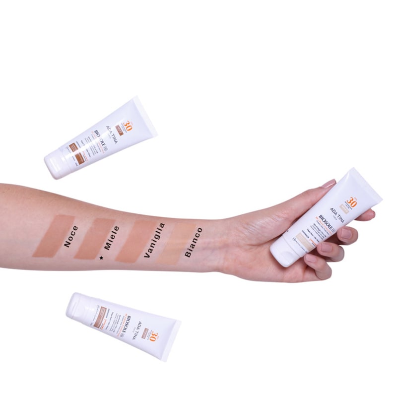 Ada Tina Biosole BB Cream FPS30 Miele - Protetor Facial com Cor 40ml
