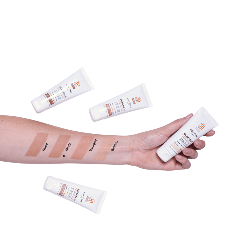 Ada Tina Biosole BB Cream FPS30 Miele - Protetor Facial com Cor 40ml