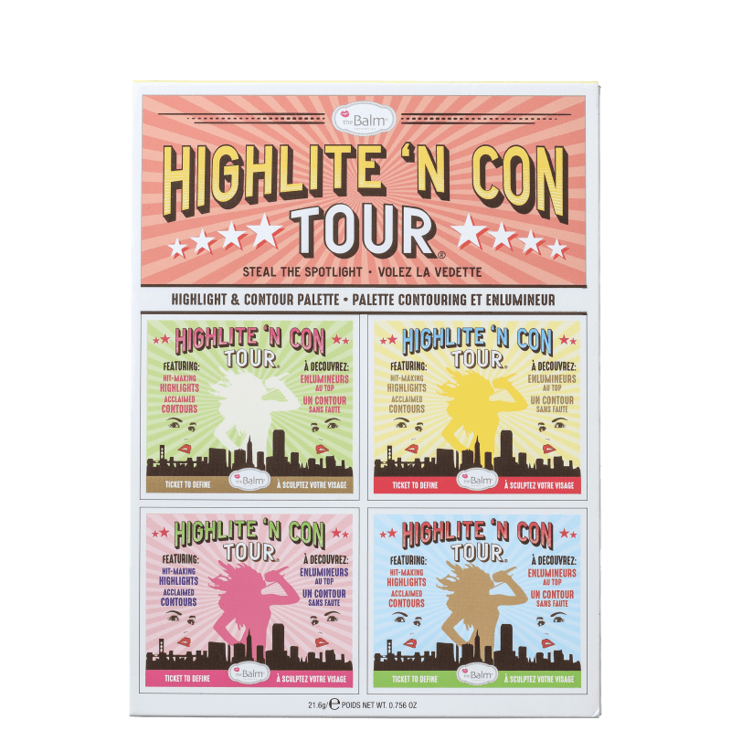 the Balm Highlite N’ Con Tour - Paleta de Contorno 21,6g