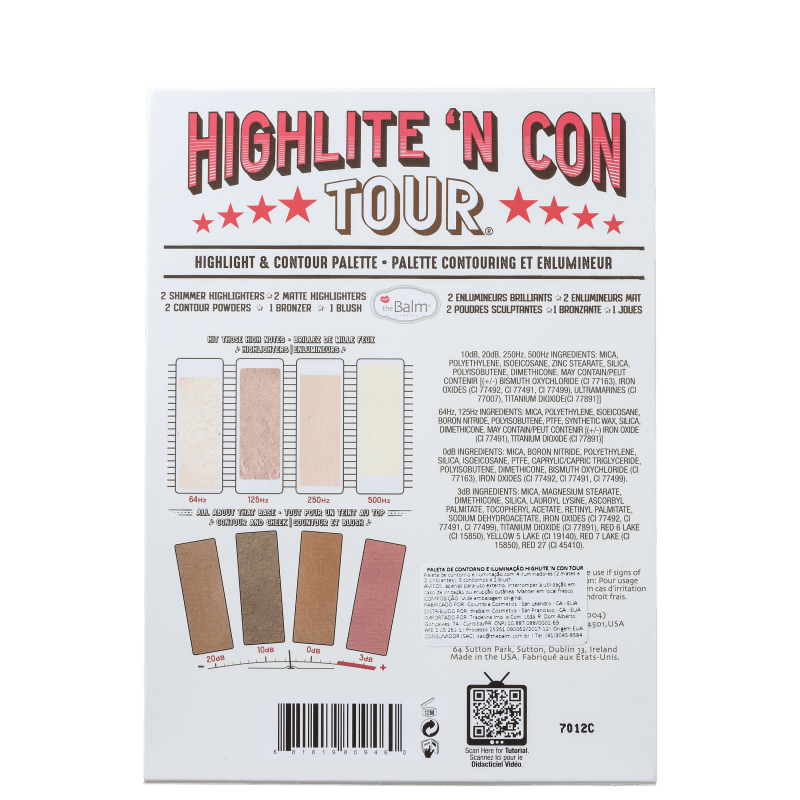 the Balm Highlite N’ Con Tour - Paleta de Contorno 21,6g