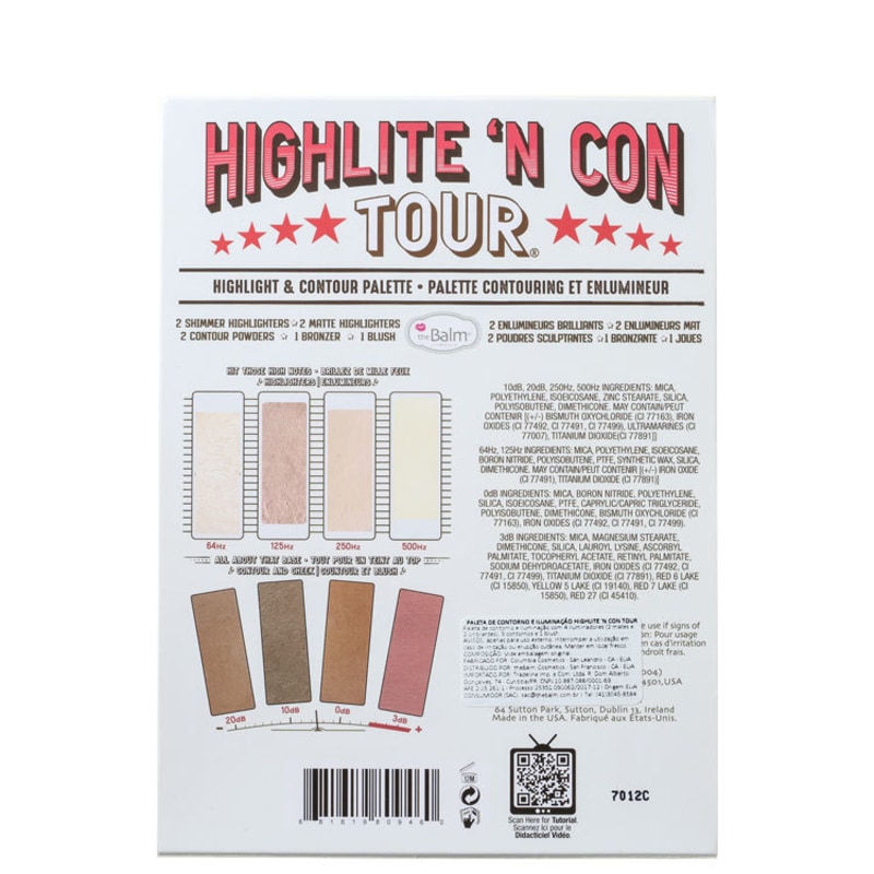the Balm Highlite N’ Con Tour - Paleta de Contorno 21,6g