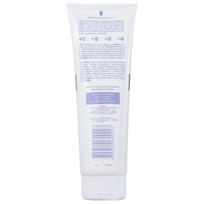 Charis Anti Age Máscara Revitalizante - Máscara de Tratamento 250ml