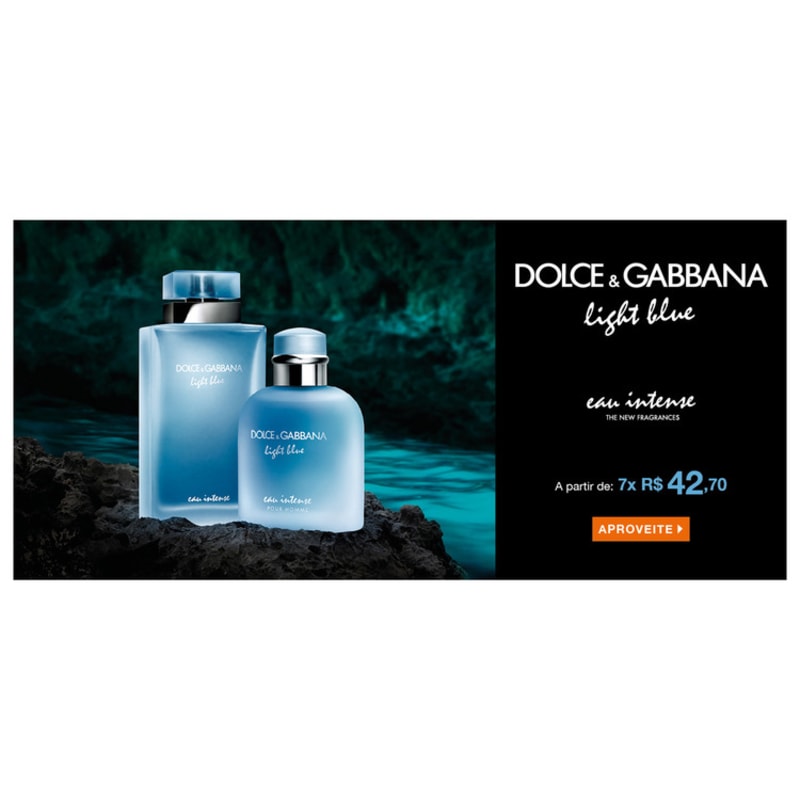 Light Blue Eau Intense Dolce & Gabbana Eau de Parfum - Perfume Feminino 25ml