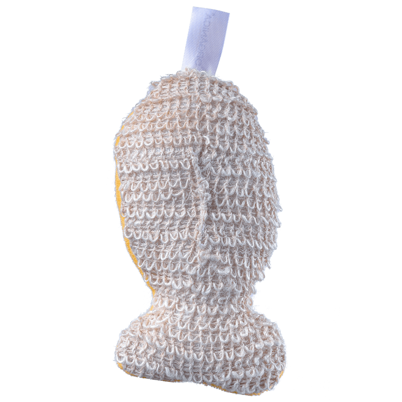 Orgânica Bath Toy Peixinho Amarelo - Esponja de Banho