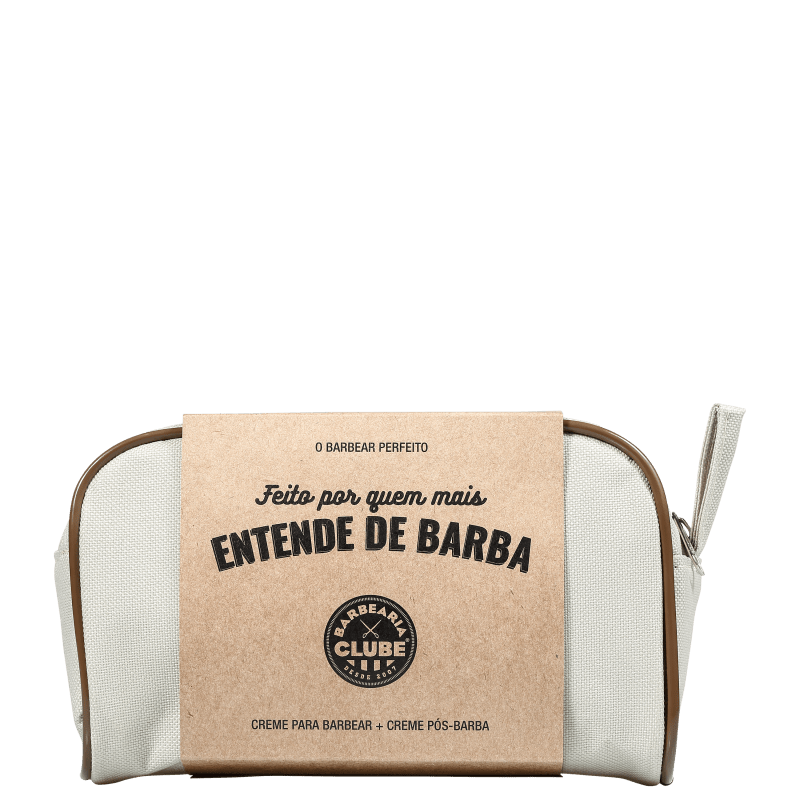 Kit Barbearia Clube O Barbear Perfeito (2 Produtos + Nécessaire)