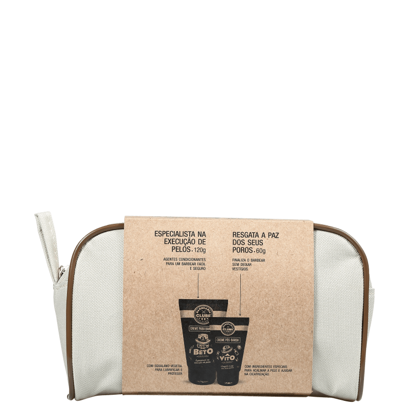 Kit Barbearia Clube O Barbear Perfeito (2 Produtos + Nécessaire)