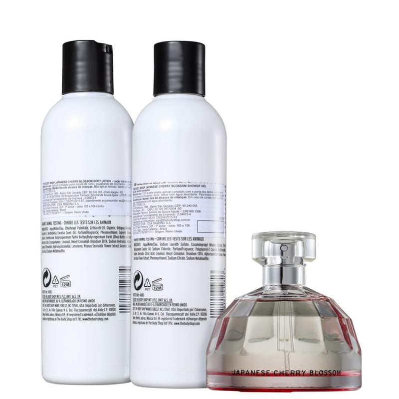 Kit The Body Shop Japanese Cherry Blossom Daily (3 Produtos)