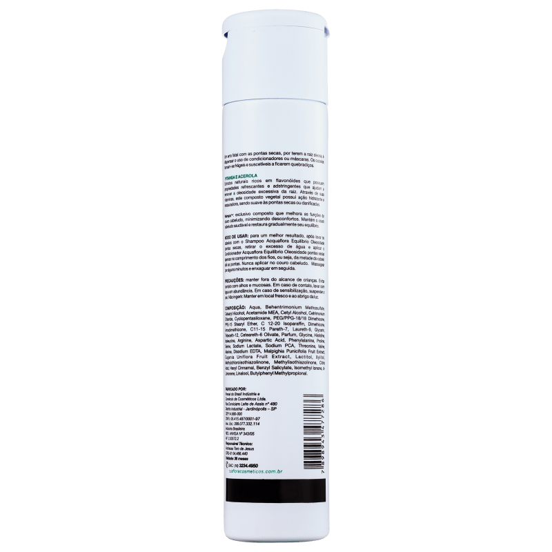 Acquaflora Equilíbrio Oleosidade Raiz Oleosa Pontas Secas - Condicionador 300ml