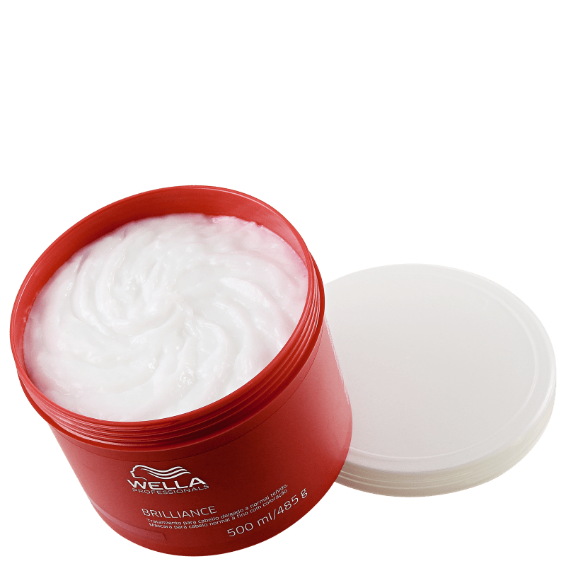 Wella Professionals Brilliance Mask Cabelo Normal a Fino - Máscara de Tratamento 500ml
