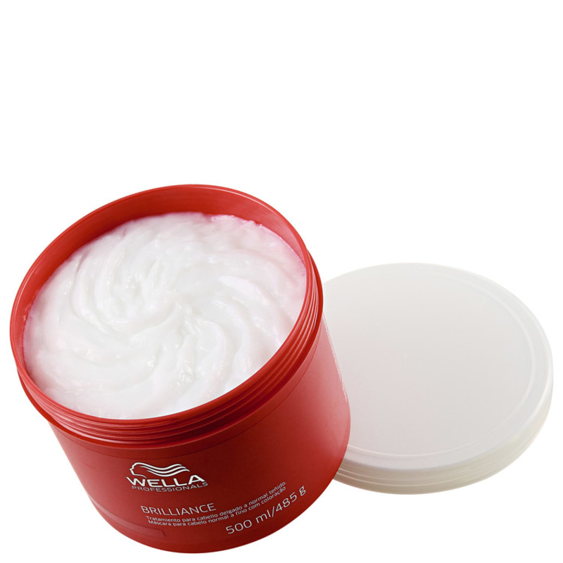 Wella Professionals Brilliance Mask Cabelo Normal a Fino - Máscara de Tratamento 500ml