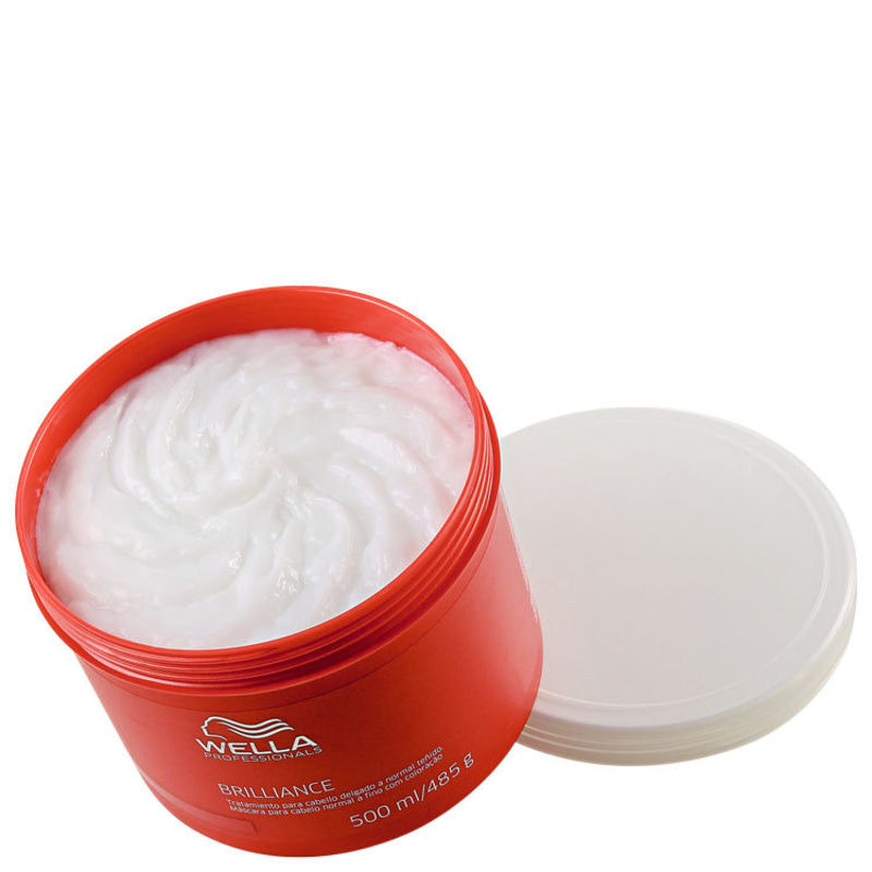 Wella Professionals Brilliance Mask Cabelo Normal a Fino - Máscara de Tratamento 500ml