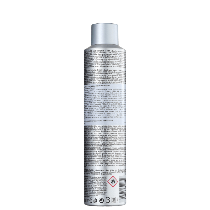 Schwarzkopf OSIS+ Elastic Finish Hairspray - Spray Fixador 300ml