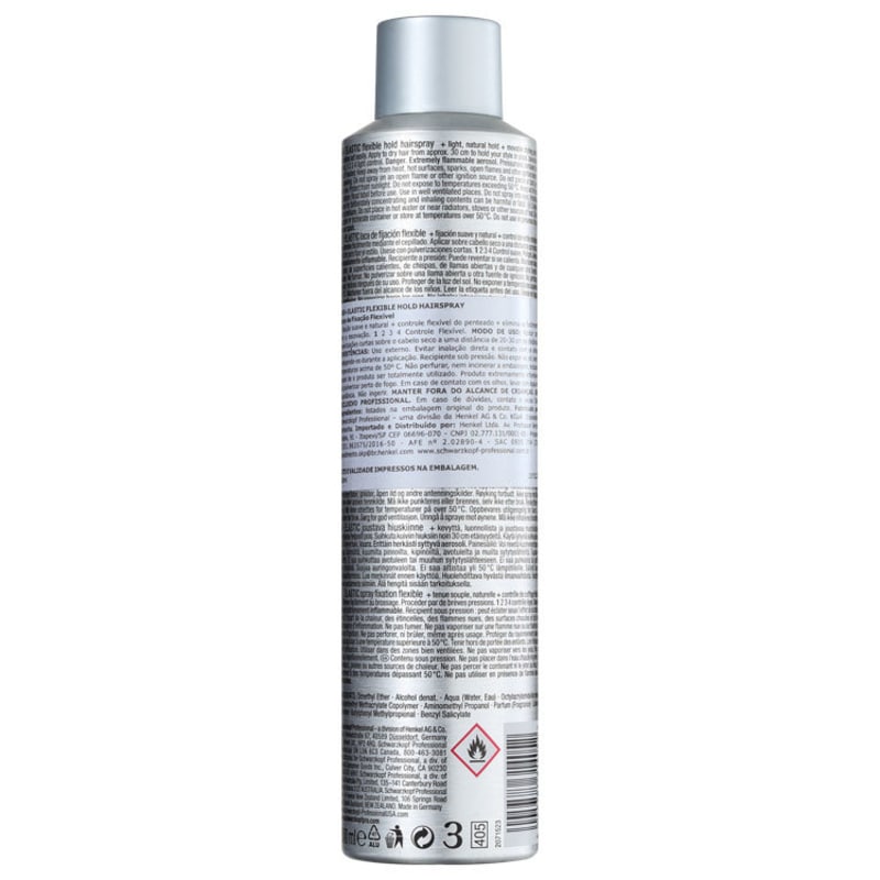 Schwarzkopf OSIS+ Elastic Finish Hairspray - Spray Fixador 300ml