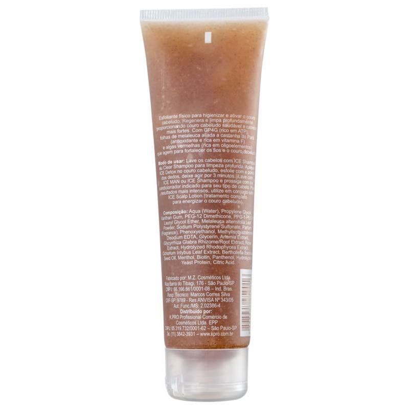 K.Pro Ice Scalp Detox - Esfoliante Do Couro Cabeludo 130gr