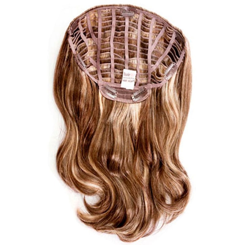 Hairdo Ondulado - Castanho Com Mechas Douradas 45 Cm