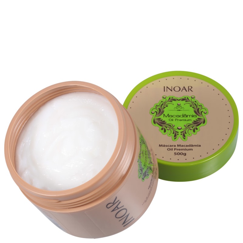 Inoar Macadâmia Oil Premium Máscara de Tratamento - 500ml