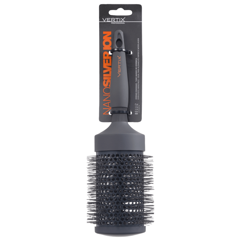 Vertix Nano Silver Hot Íon - Escova Térmica Vazada 65Mm
