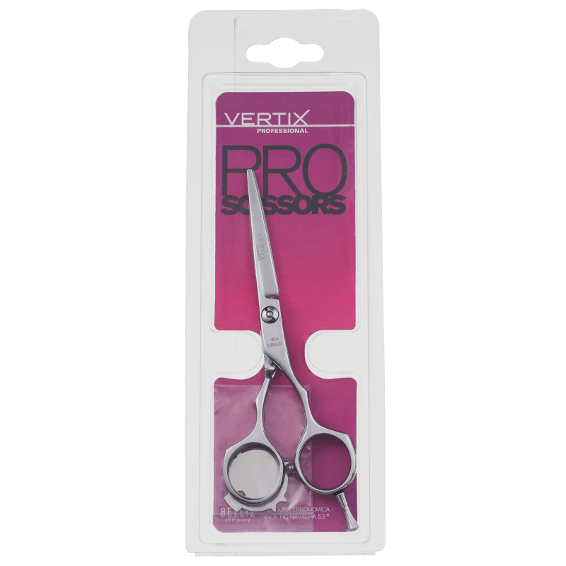 Vertix Tesoura Ergonômica Inox Fio Navalha 5,5