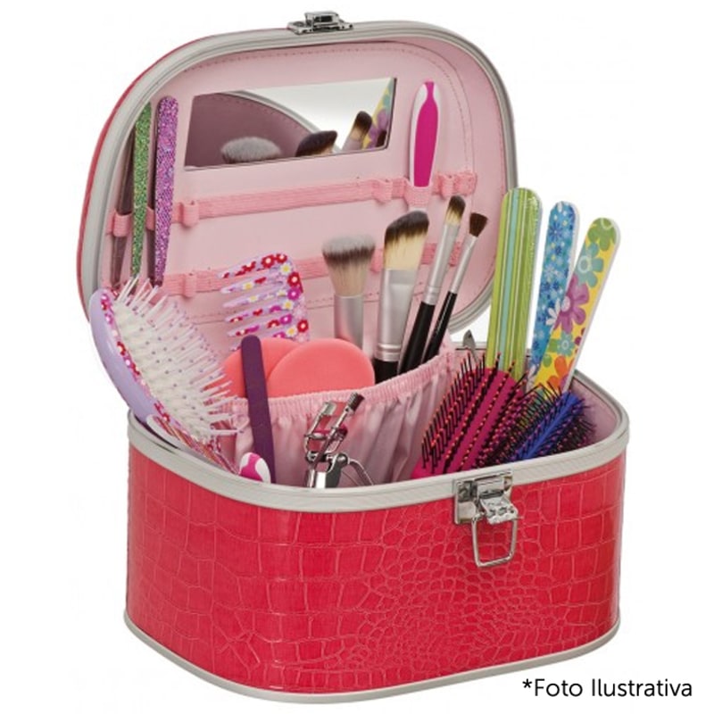 Belliz Eva Frasqueira Teen - Maleta Rosa
