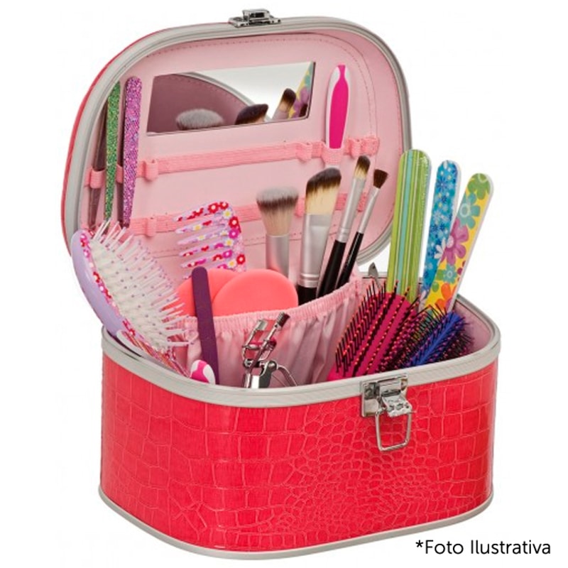 Belliz Eva Frasqueira Teen - Maleta Rosa