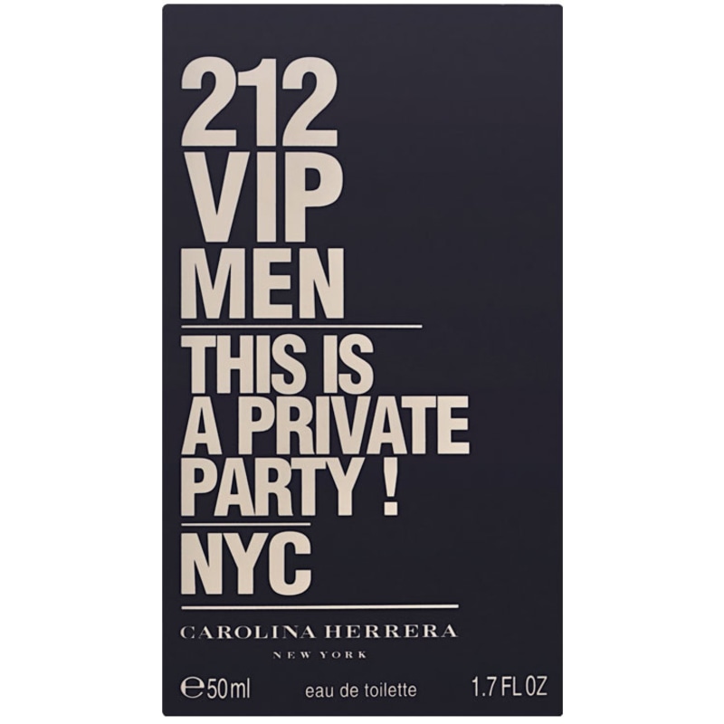 212 VIP Men Carolina Herrera Eau de Toilette - Perfume Masculino 50ml