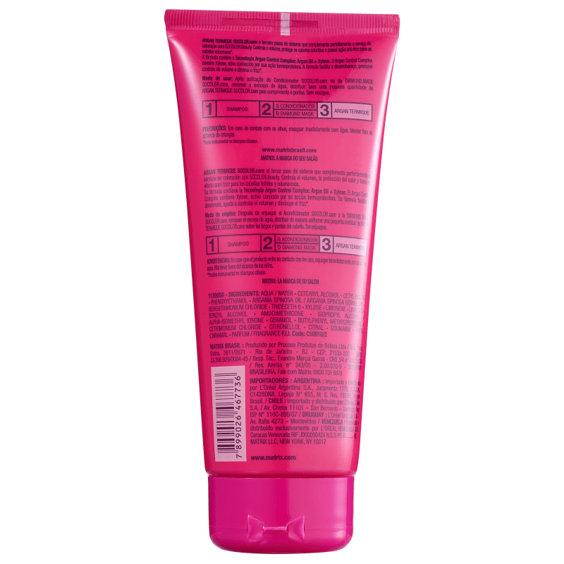 Matrix Socolor.Care Argan Termique - Creme para Pentear 200ml