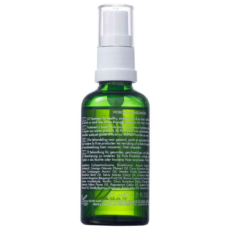 Keune So Pure Natural Balance Moroccan Argan Oil - Tratamento 45ml