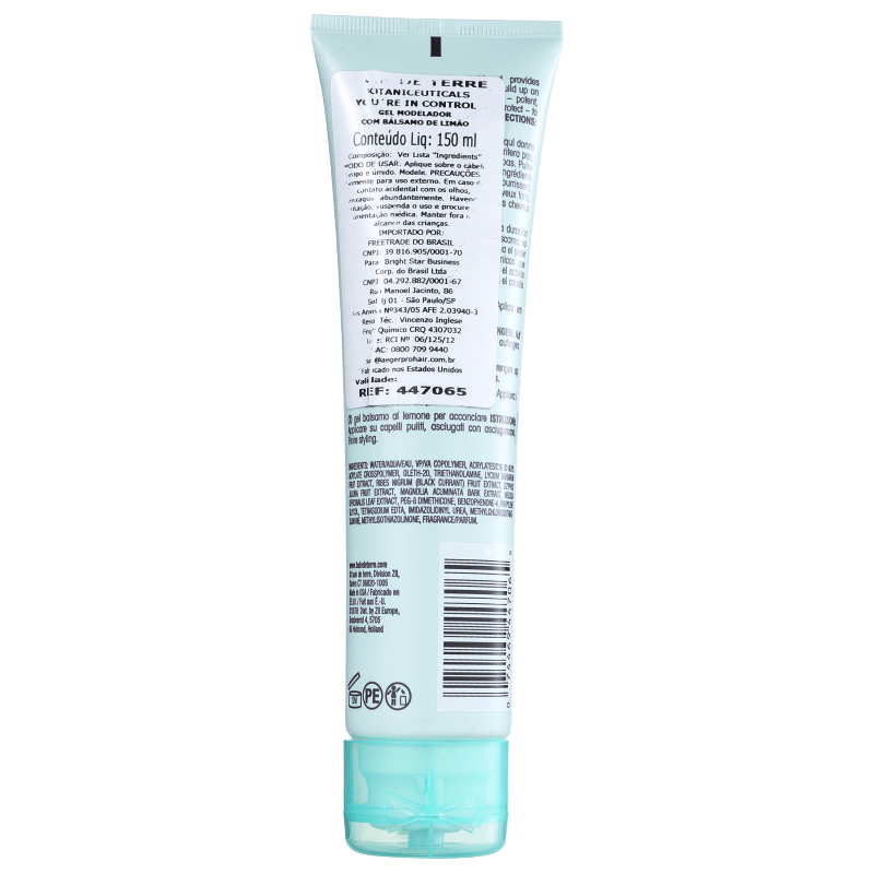 Bain de Terre Styling You'Re In Control Lemon Balm Shaping - Gel Volumador 150ml