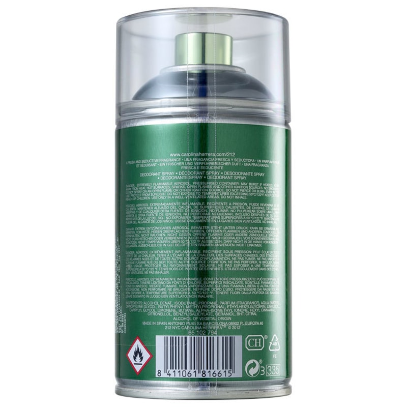 Carolina Herrera 212 NYC Seductive - Body Spray Feminino 250ml